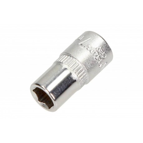 Cheie tubulară 1/4 7 mm x 25 mm hexagonală scurtă YT1406
