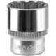 Cheie tubulară 1/2 8 mm x 38 mm spline YT1460