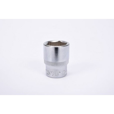 Cheie tubulară 3/8 17 mm hexagonală scurtă YT3812