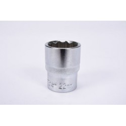 Cheie tubulară 1/2 22 mm 12 colțuri scurtă YT1284