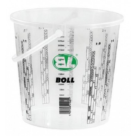 Recipient din plastic cu gradație - capacitate 5L