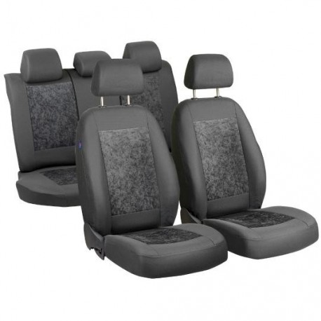 Huse auto pentru scaune universale - velur gri - set stânga