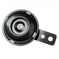 Claxon, semnalizator sonor 12V 65mm negru