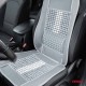 Husă pentru scaun cu suport lombar și tetieră 131x46 gri