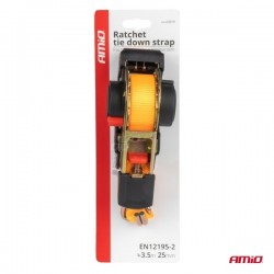 Curea de transport cu retractor automat 750 kg 4,5 m tip-J