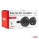 Ventilator auto Amio Pro pentru tetieră dublă 4 12V