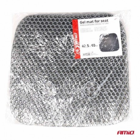 Perna cu gel pentru scaun auto 42,5x40 gri