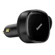 Încărcător auto Baseus Enjoyment cu cabluri USB-C, 33W (negru)