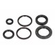 Set de garnituri de etanșare a uleiului motorului complet motocicletă Honda FES Foresight 4T LC 250 2000-2001 (6 buc.)