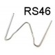 Capse din plastic unghi interior 0,6 mm RS46 set 100 buc.
