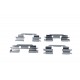Set instalare plăcuțe frână față Mercedes Vaneo 1.6-1.9 2002-2005