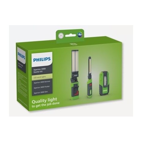Kit de pornire Xperion 3000 Set 3 lămpi de atelier Xperion 3000 Bonnet Pocket Slim