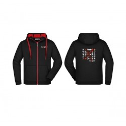 Bluză neagră cu logo Maxgear mărimea XXL