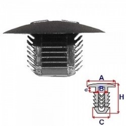 Clips pentru tapițerie / panouri laterale Renault Clio II / Megane I / Megane Scenic (10 bucăți) 7703081188