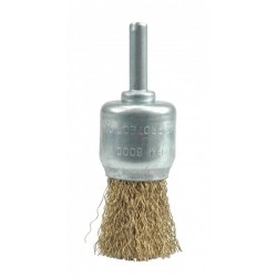Perie frontală cu ax 24 mm, sârmă ondulată