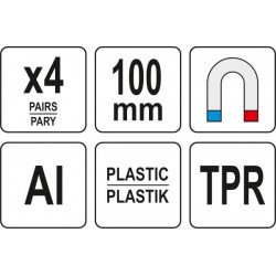 Fălci interschimbabile pentru menghine 100 mm
