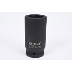 Cheie tubulară de impact 3/4 32 mm x 90 mm hexagonală lungă YT-1132