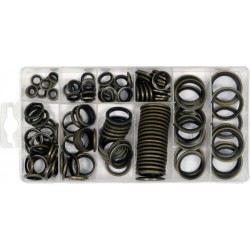 Set de șaibe metalice și din cauciuc 150 bucăți, mix dimensiuni