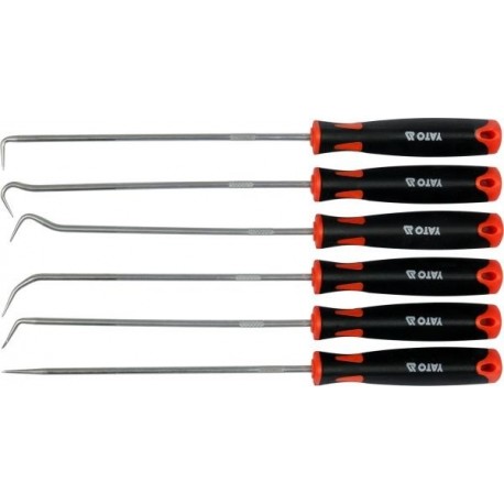 Set cârlige lungi cu mâner 6 buc.
