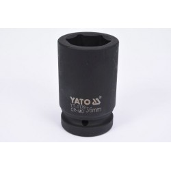 Cheie tubulară de impact 36 mm x 90 mm hexagonală lungă YT1179