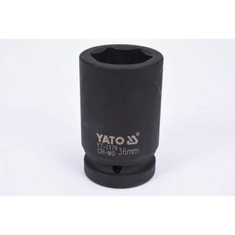 Cheie tubulară de impact 36 mm x 90 mm hexagonală lungă YT1179