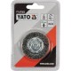 Perie disc cu tijă, inox, 50 mm YT47565