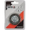 Perie disc cu tijă, inox, 50 mm YT47565