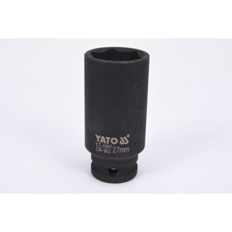 Cheie tubulară impact 1/2 27 mm x 78 mm hexagonală lungă YT-1047