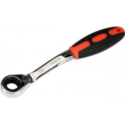Cheie inelară cotită cu clichet 10 mm YT02372