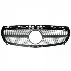 Mercedes A-Klasse (W176) 2012- gril frontal cu bandă satinată