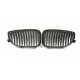 BMW 1 E87/E81/E82 07- gril negru lucios (set 2 buc.)