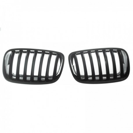 BMW X5 (E70) 2006-2010 / X6 (E71) 2008-2014 gril negru lucios (set 2 buc.)