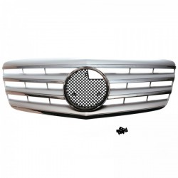 Mercedes-Benz W211 2007 - gril argintiu / negru lucios tuning