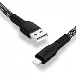 Cablu pentru încărcătoare USB-A la Lightning Immortal 2m, negru