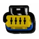 Conector cablaj Renault Master II 98 pompă combustibil 4 pini 8201348602