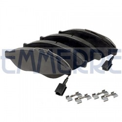 Plăcuțe de frână Fiat Ducato 06 Față 1-senzor 12/15/17Q Light E172301