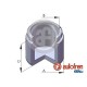 Piston etrier frână Opel Corsa C 2000 față A 93 [Ø 48]