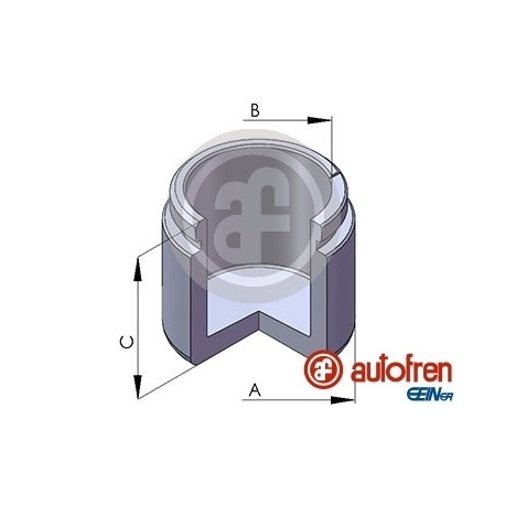 Piston etrier frână Opel Corsa C 2000 față A 93 [Ø 48]