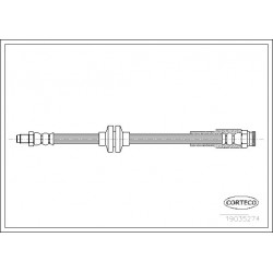 Conductă de frână flexibilă Fiat Ducato 06 Spate Stânga/Dreapta 3.0 JTD 4806P6