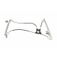 Macara geam Seat Ibiza IV 08 față stânga dreapta electric fără motor 3D 6J3837462