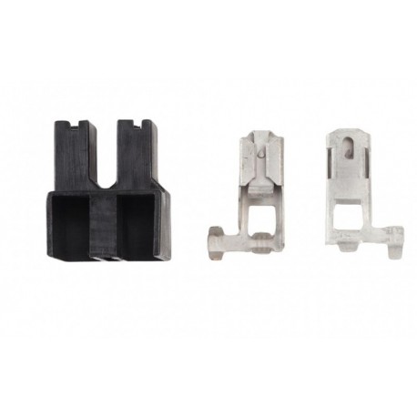 Accesorii - Conector bec H-7 (1 set: bloc terminal + conectori)