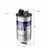 Filtru de combustibil Fiat Punto 93 1.7 TD 1J0127401