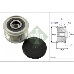 Fulie alternator Fiat Ducato 06 roată liberă 3.0 JTD 9A160395501