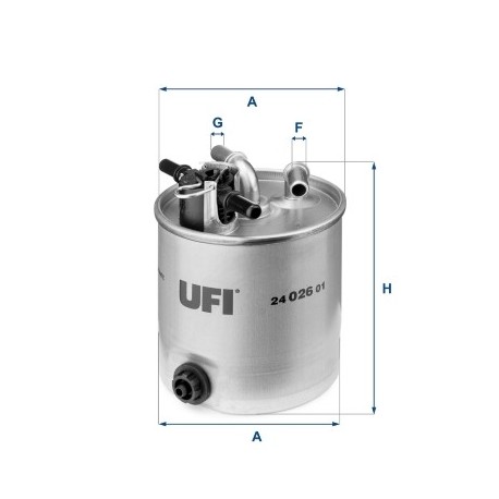 Filtru de combustibil Renault Koleos I 08 2.0DCI 08/Qashqai 16400JY09D