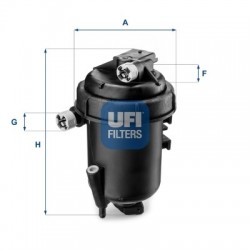 Filtru de combustibil Fiat Sedici 06 71743888
