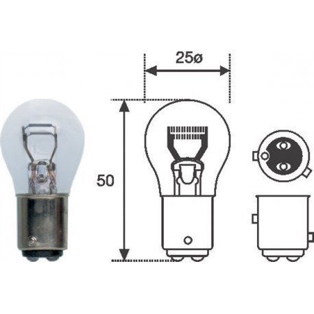 Bec cu filament - P21/4W