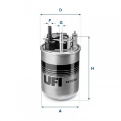 Filtru de combustibil Nissan Juke F15 10 1.5 dCi 10