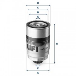 Filtru de combustibil Kia Sportage I 94 1.7 CRDi 16