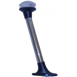 Lampă de navigație top plată lumină circulară 9" LED negru