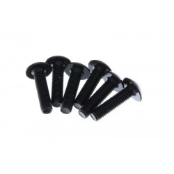 Set șuruburi pentru carenaj motocicletă M5x20 negre 6 bucăți